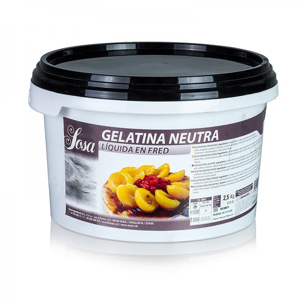 Neutrale Gelatine, Tortenguss, kaltlöslich, 2,5 kg