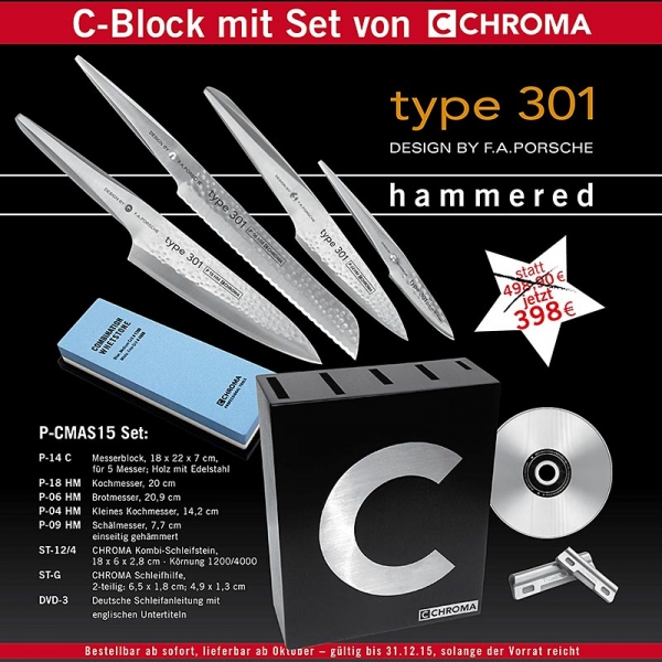 Chroma Set X-Mas "C-Block Hammered", 9 tlg.