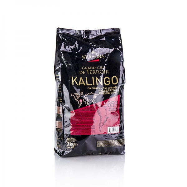 Kalingo, dunkle Couverture, Callets, 65% Kakao, reine Grenada Bohnen, 3 kg