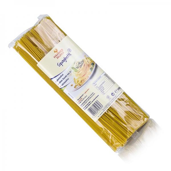 Hammermühle - Spaghetti aus Mais, laktose und glutenfrei, 500g