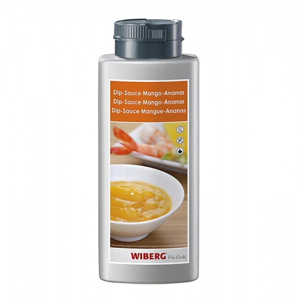 WIBERG Dip-Sauce Mango Ananas, mit Curry und Ingwer, 800g