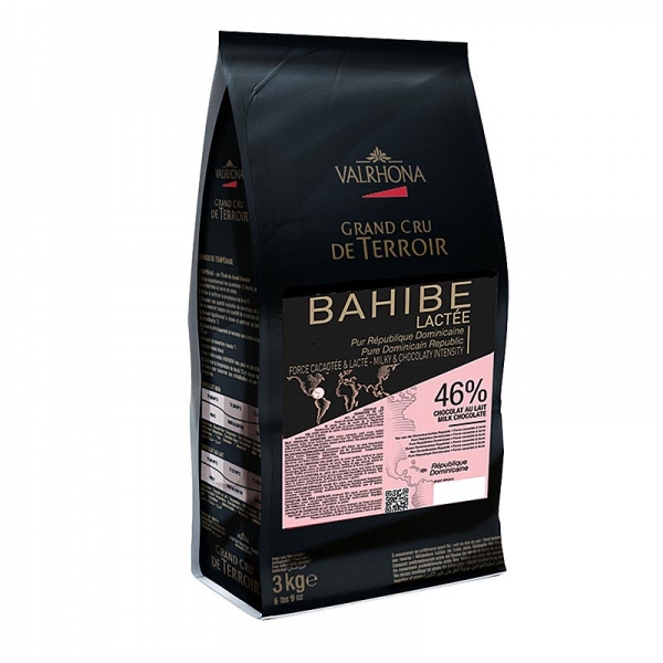 Bahibe, Vollmilch Couverture, Callets, 46% Kakao, Dominikanische Republik, 3 kg