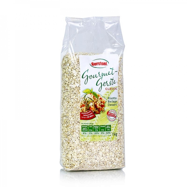 Gerstoni Gourmet Gerste - Classic (mittelgroße Graupen), 1 kg