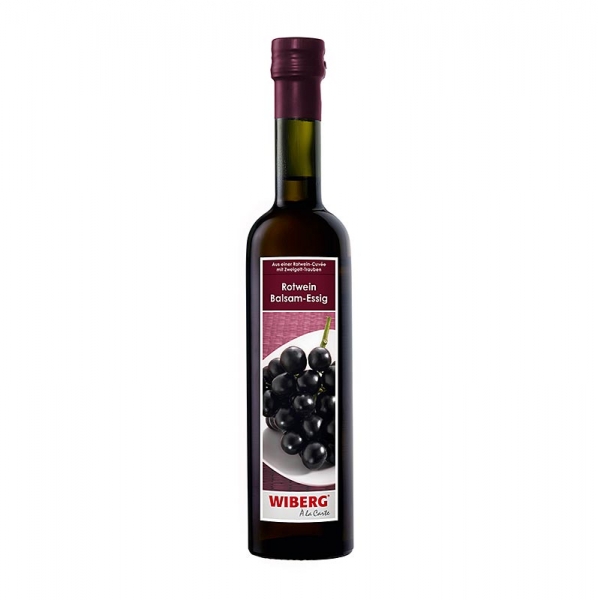 Wiberg Rotwein Balsam-Essig, 6% Säure, 500 ml