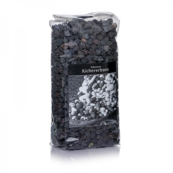 Kichererbsen, schwarz, ganz, getrocknet, 400g