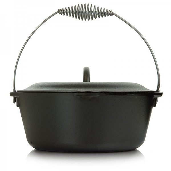 Zubehör - Kochtopf "Lodge Dutch Oven", mit Deckel, für den Smoker, 9 Liter, 1 St