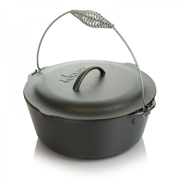 Zubehör - Kochtopf "Lodge Dutch Oven", mit Deckel, für den Smoker, ca. 7 Liter, 1 St