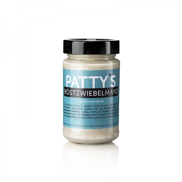 Pattys Röstzwiebel Mayonnaise, kreiert von Patrick Jabs, 225 ml