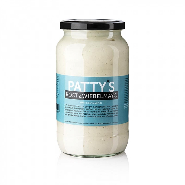 Pattys Röstzwiebel Mayonnaise, kreiert von Patrick Jabs, 900 ml