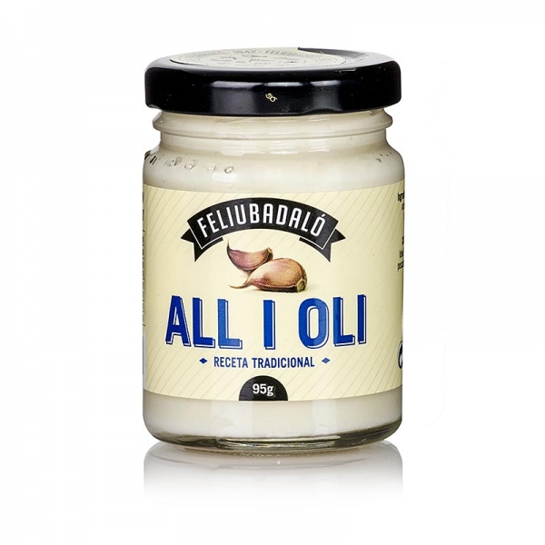 Allioli - Knoblauchcreme, mit Pflanzenöl, 95g