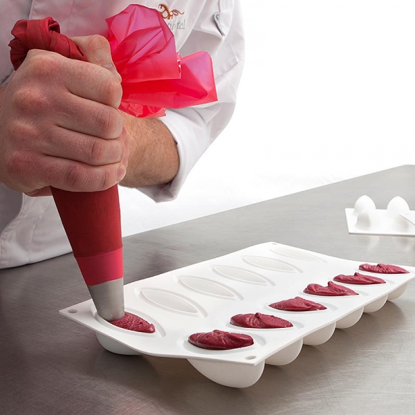 Einwegspritzbeutel One Way Comfort Red/Hot, 2,55l, 59x28cm, 74 St