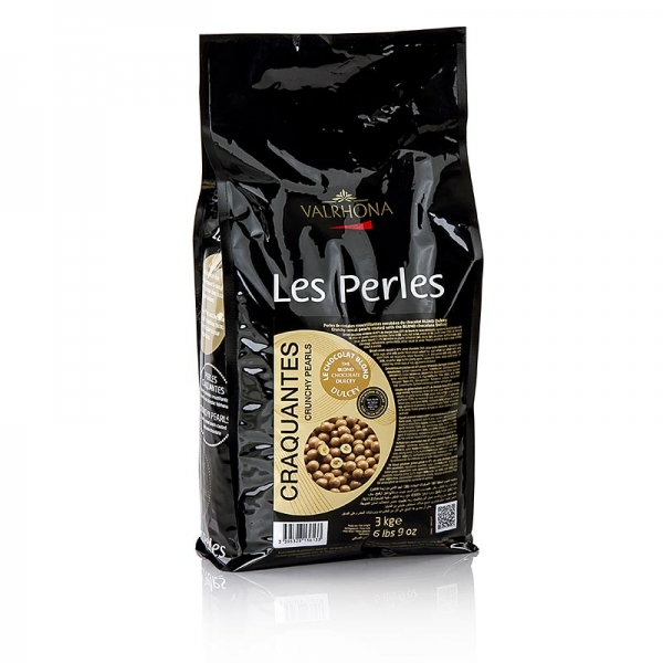 Knusprige Perlen, Getreidefüllung mit Dulcey Schokoüberzug, blond, 3 kg