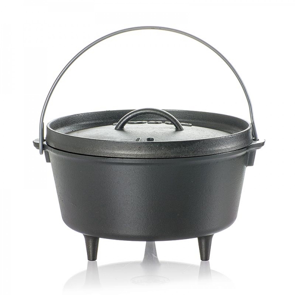 Zubehör - Kochtopf " Lodge Camp Dutch Oven", 3 Füße, Ø 25cm, inkl. Deckel, 4,7 L, 1 St