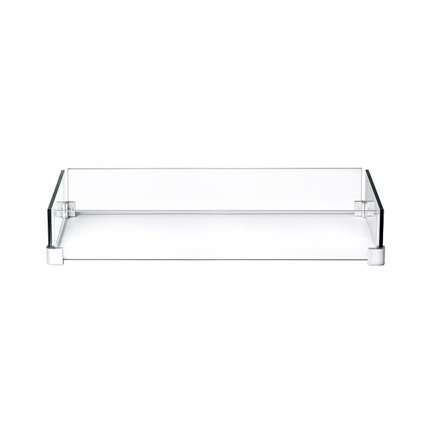 Grillzubehör - Glaswindschutzscheiben für Feuertisch "Hamptons", 1 St