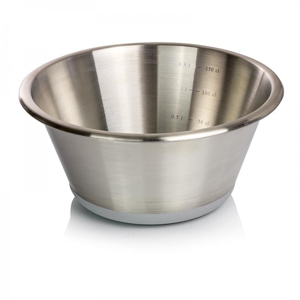 deBUYER Rührschüssel mit Silikonboden, Ø20cm, 1 St