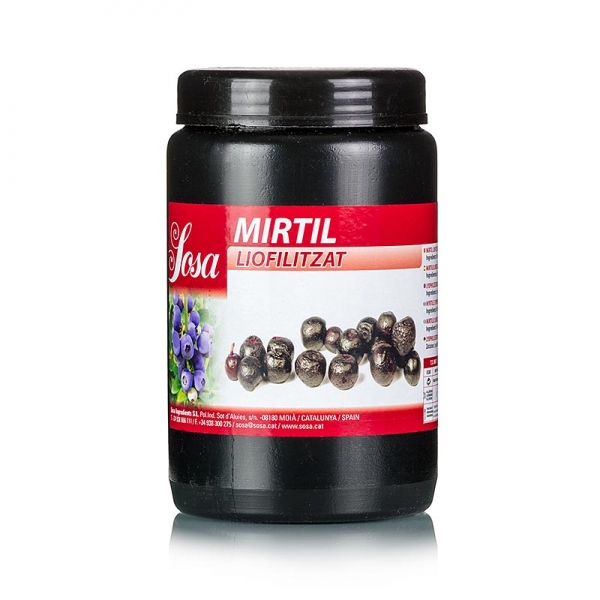 Gefriergetrocknete Blaubeeren (Heidelbeeren), ganz, 60g