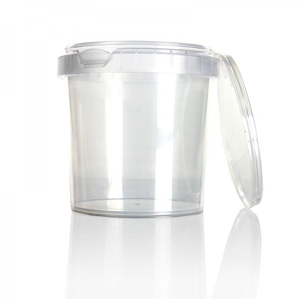 Kunststoffdose "Circlecup", rund, mit Deckel, ø 133x130mm, 1200ml, 1 St