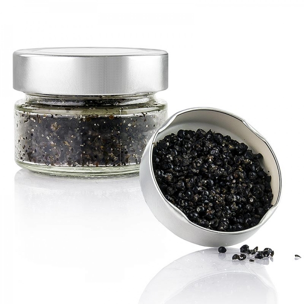 Gewürzgarten Schwarzer Pfeffer De Luxe, mit Meersalz fermentiert, zerkleinert, 80g