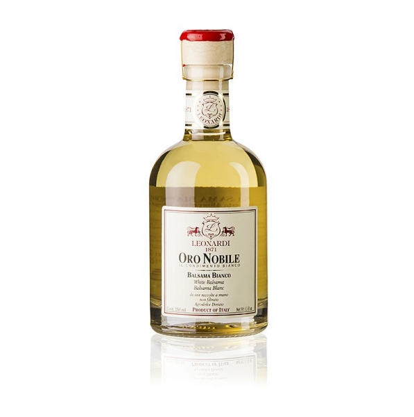Balsamico Bianco "Oro Nobile", 4 Jahre, Eichenholzfass, Leonardi, 250 ml