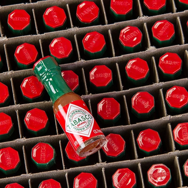 Tabasco, rot, pikant, Minifläschen, 422 ml, 144 x 3,7ml
