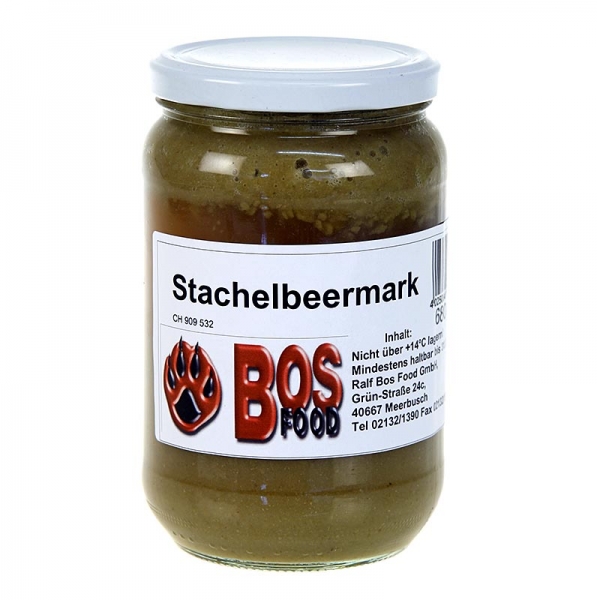 Stachelbeeren-Püree/Mark, fein passiert, 680g