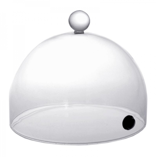 Räucher-Glasglocke Rubi mit Ventil, 18cm, für Super-Aladin-Profi, 1 St