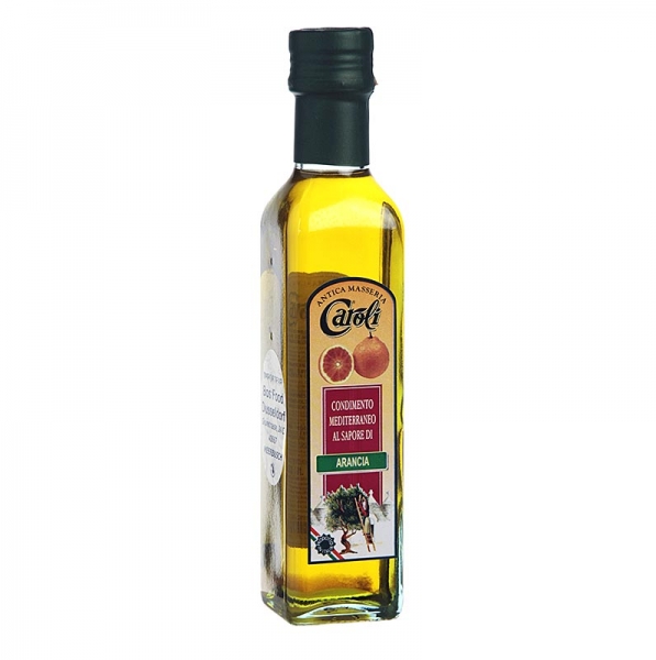 Caroli - Olivenöl Extra Vergine mit Orange, 250 ml