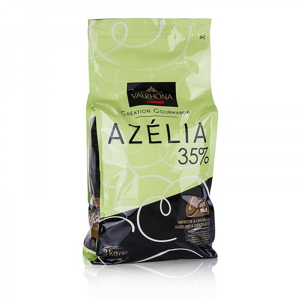 Azélia, Haselnuss Couverture, 35%, Callets, 3 kg