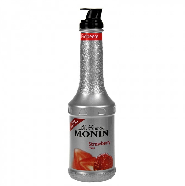 Fruchtpüreemix - Erdbeere, gezuckert, mit Ausgießer, 1 l