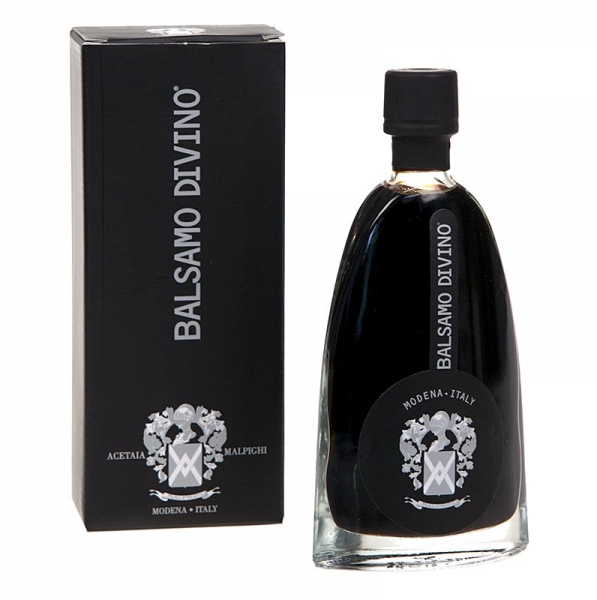 Aceto Balsamico "Divino", 6 Jahre, Eichen- & Akazienholzfass, von Malpighi, 200 ml