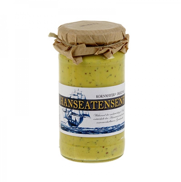 Kornmayer - Hanseatensenf, mit Sardellenfilets und Rum, 210 ml
