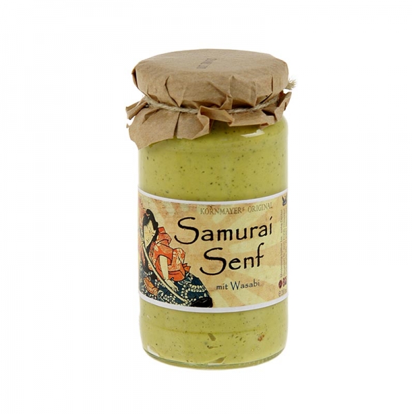 Kornmayer - Samurai Senf, mit Wasabi und Kräutern, 210 ml