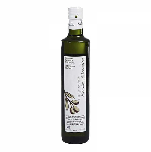 Manolakis Groves Olivenöl Extra Nativ, aus Koroneiki Oliven, Kreta, 500 ml