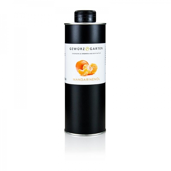 Gewürzgarten Mandarinenöl in Rapsöl, 500 ml