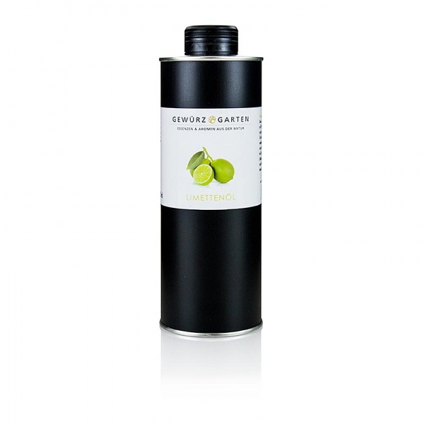 Gewürzgarten Limettenöl in nativem Olivenöl extra, 500 ml