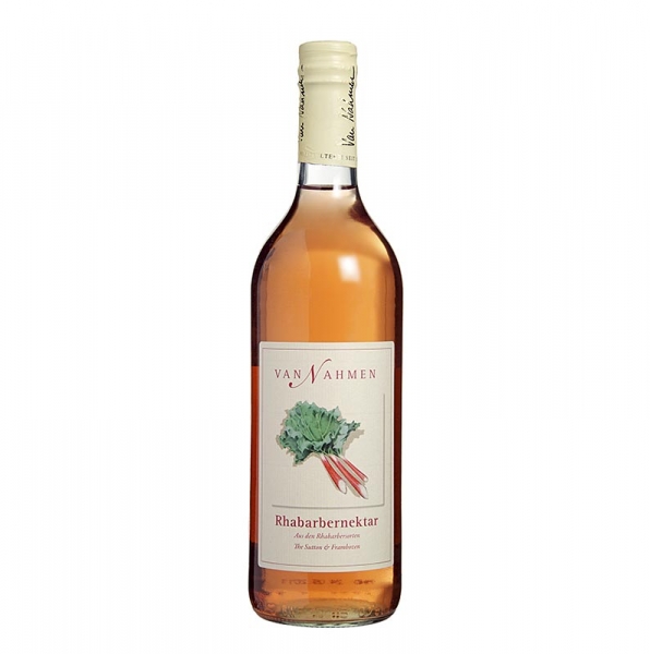 van Nahmen - Framboozen Rhabarbernektar, 70% Direktsaft, 750 ml