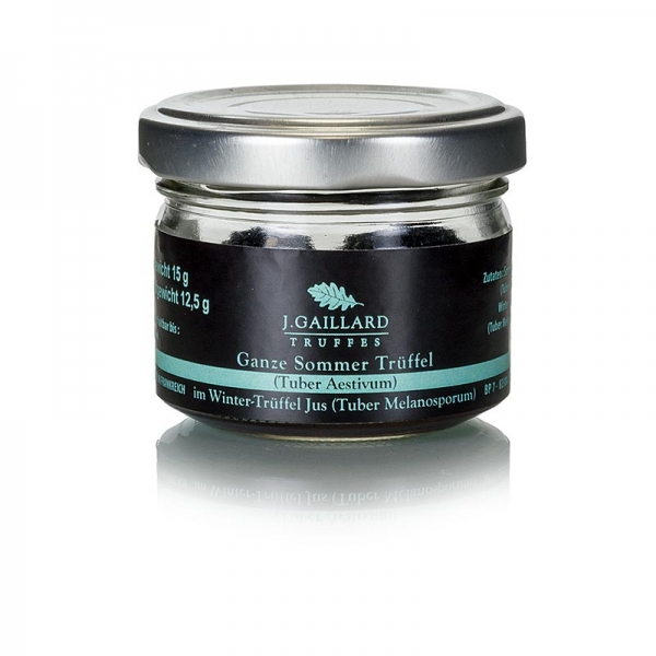 Sommertrüffel, ganze Trüffel, im Wintertrüffelsaft, Gaillard, 15g