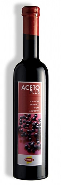 Wiberg Aceto Plus Holunderbeere, 2,3% Säure, 500 ml