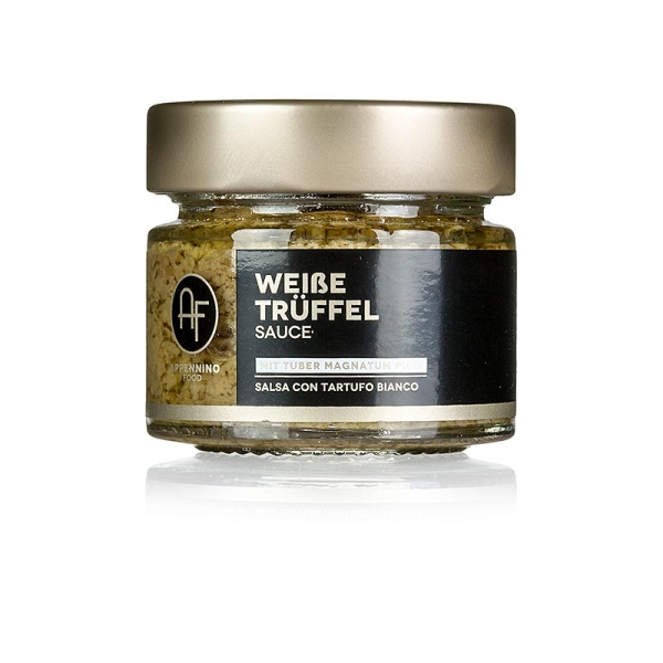 Trüffelsauce (SALSA Tartufata), mit weißen Trüffeln (Tuber magnatum), Appennino, 80g