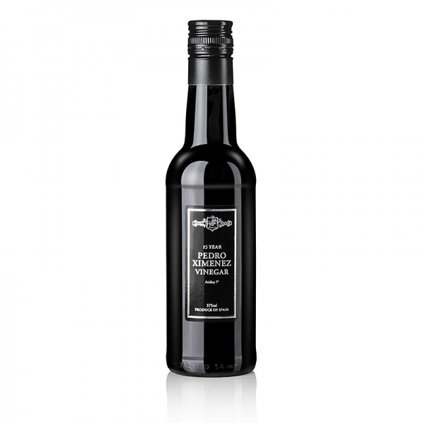 P.X.- Balsamico-Essig vom Pedro Ximénez Sherry, 15 Jahre, Solera, 7% Säure, 375 ml