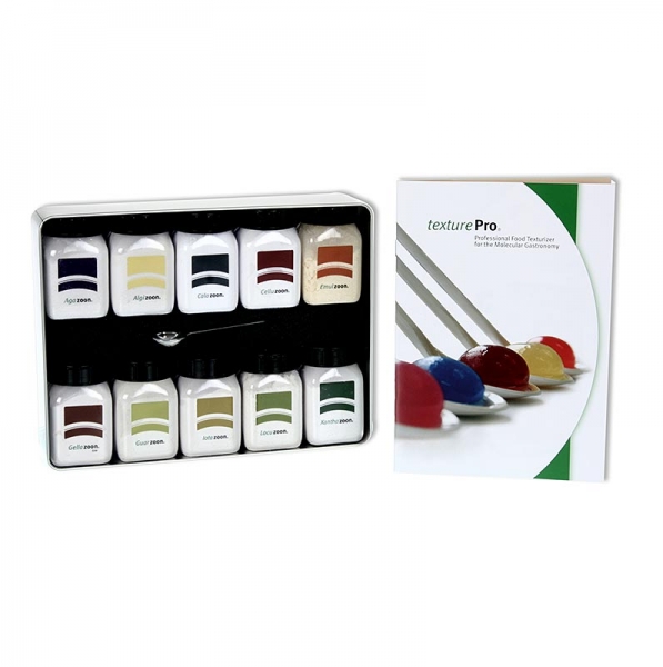 Set texturePro, 10 Texturgeber+Dosierlöffel+Anwendungsbeispiele, 12 tlg.