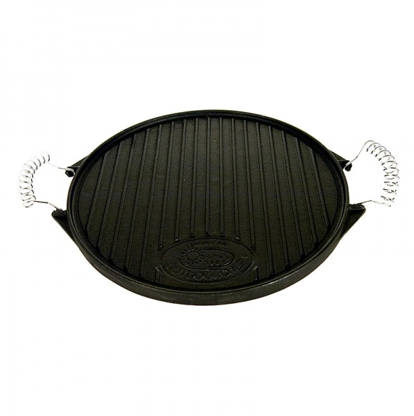 Outdoorchef-Zubehör- Gusseisenplatte S, für City 420, 2 Griffe, ø 33cm, 1 St