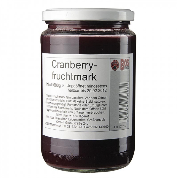 Cranberry-Püree/Mark, fein passiert, 680g