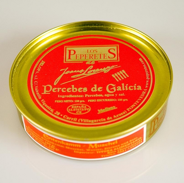 Entenkamm-Muscheln - Percebes de Galicia, Jesus Lorenzo, 120g