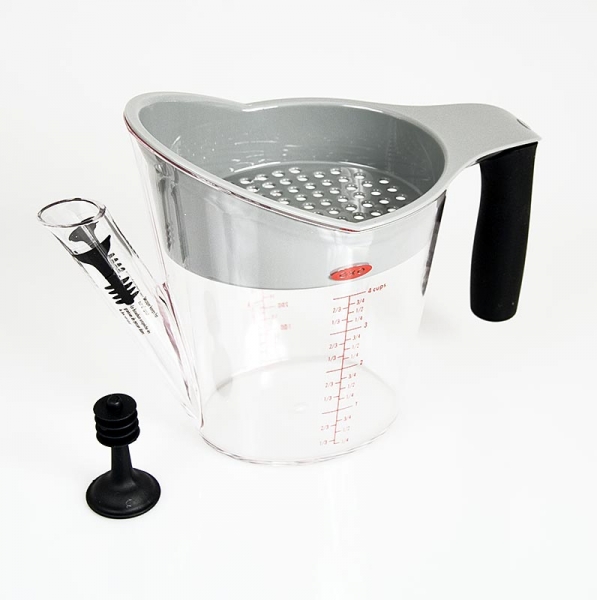 OXO - Fetttrenner mit Verschlusskappe, aus Kunststoff, 1 St