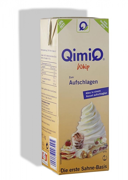 QimiQ Whip Natur, zum Aufschlagen für süße & pikante Cremes, 19% Fett, 1 kg