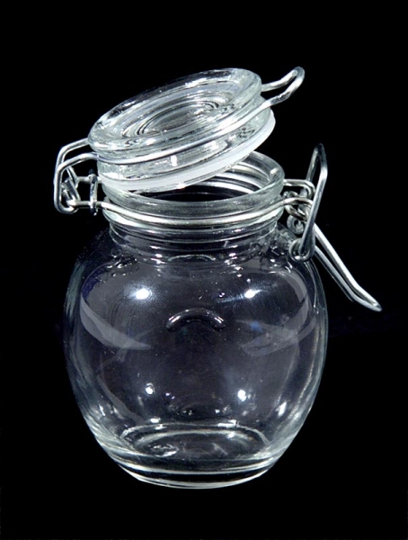 Drahtbügelglas - Mini, ø 6,0cm, 8,5cm hoch, 120 ml, Tulpe, 1 St