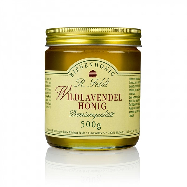 Wildlavendel-Honig, Mittelmeerregion, flüssig, klar, nicht süß, 500g