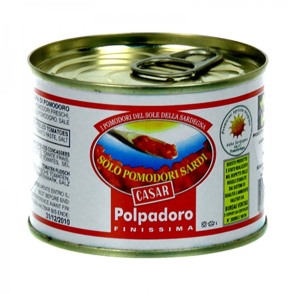 Polpadoro Finisima - Tomatenzubereitung, leicht gesalzen, aus Sardinien, 220g