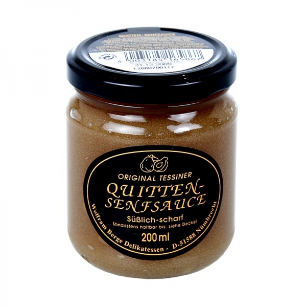 Original Tessiner Quitten-Senf-Sauce, 200 ml